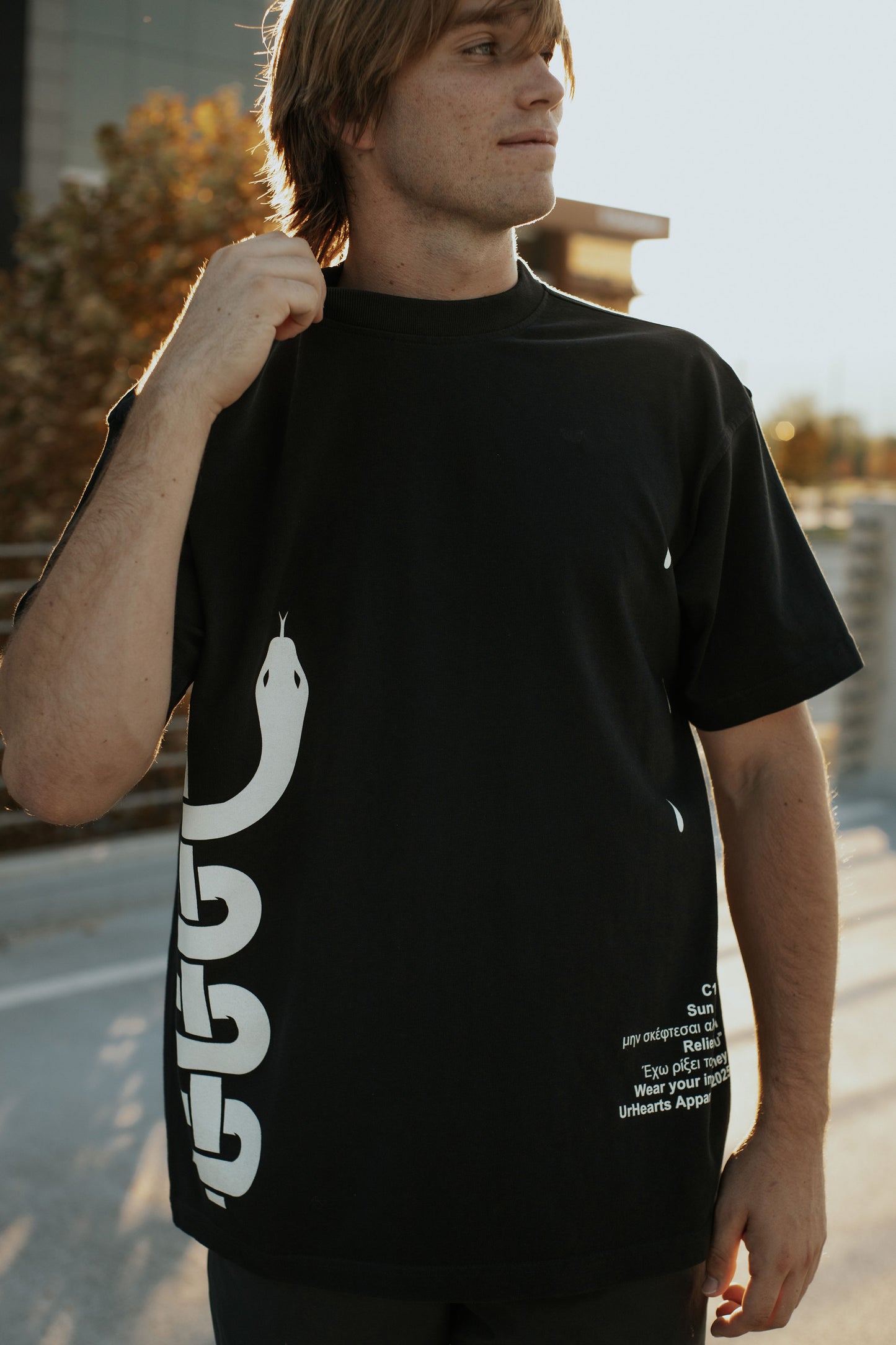 The Healing Serpent-Heavyweight Cotton Tee