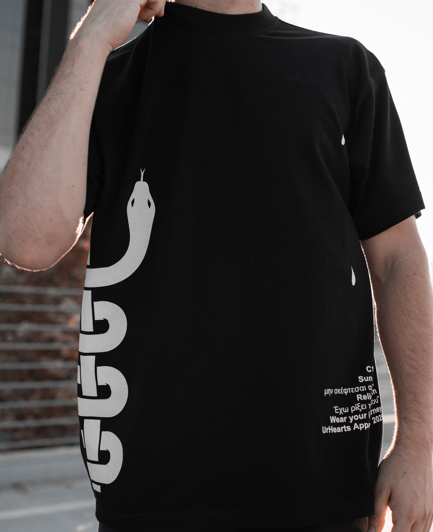 The Healing Serpent-Heavyweight Cotton Tee