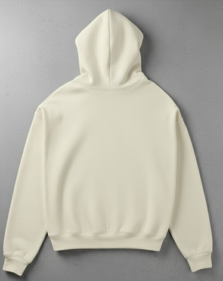 The Heart and Mind, Embroidered Heavy Weight Cotton Hoodie