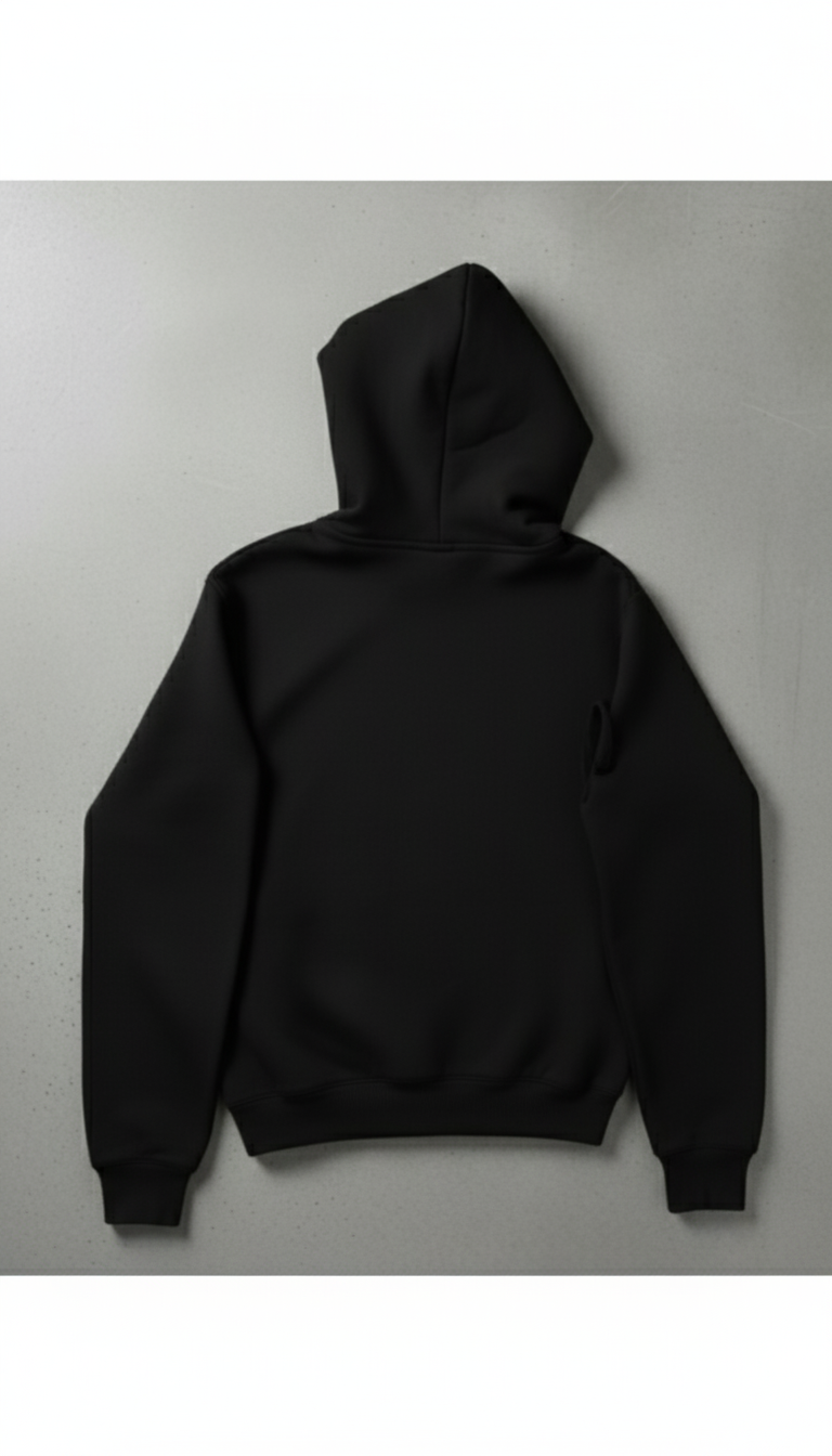 The Heart and Mind, Embroidered Heavy Weight Cotton Hoodie