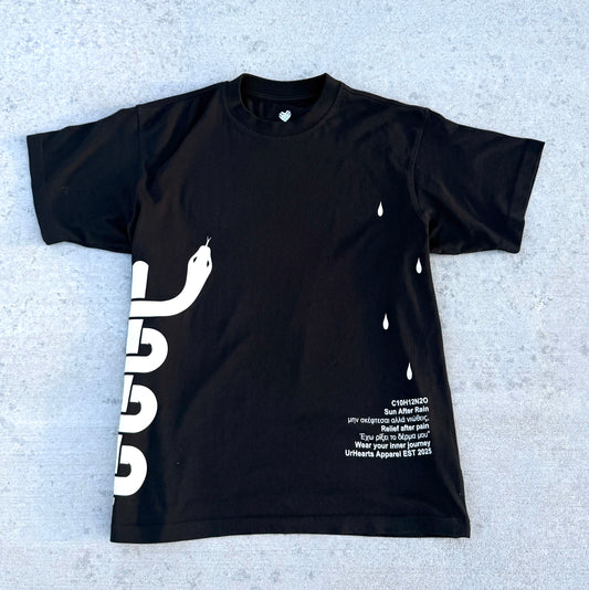 The Healing Serpent-Heavyweight Cotton Tee