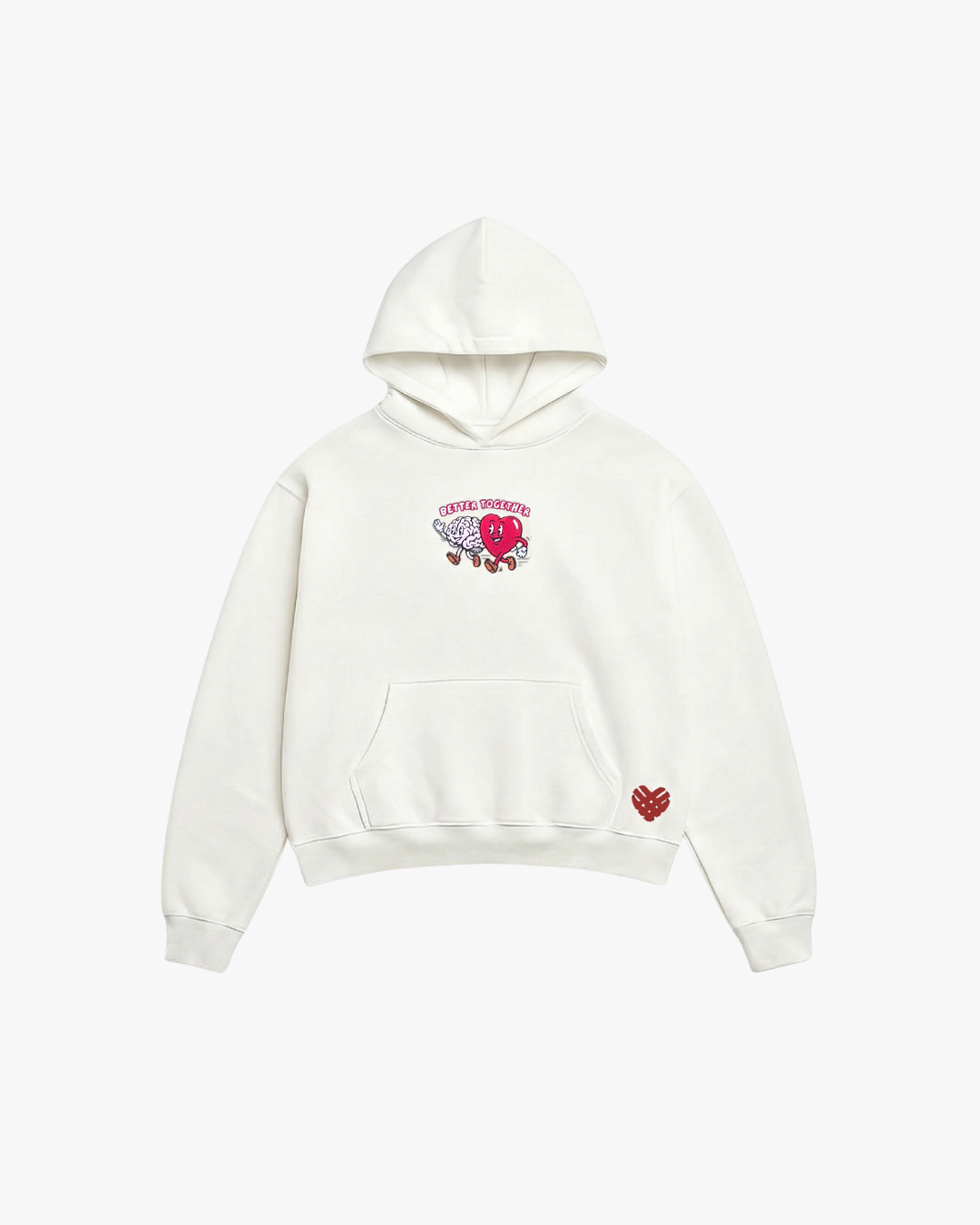 "Heart and Mind" Heavyweight pullover hoodie