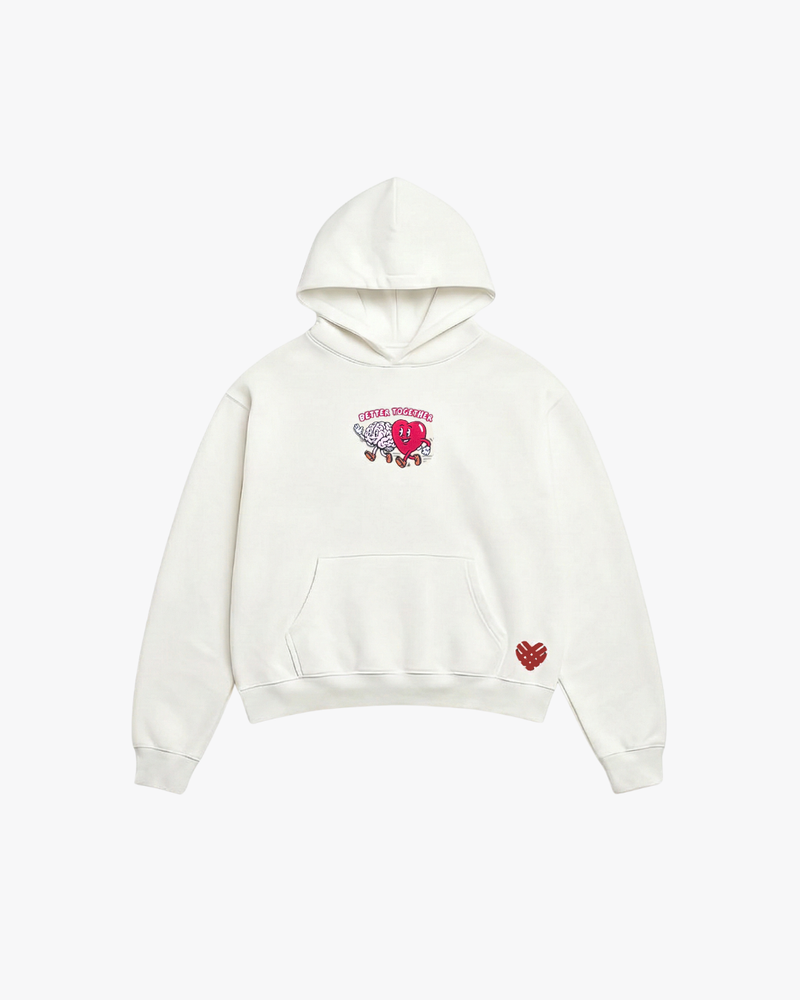 "Heart and Mind" Heavyweight pullover hoodie