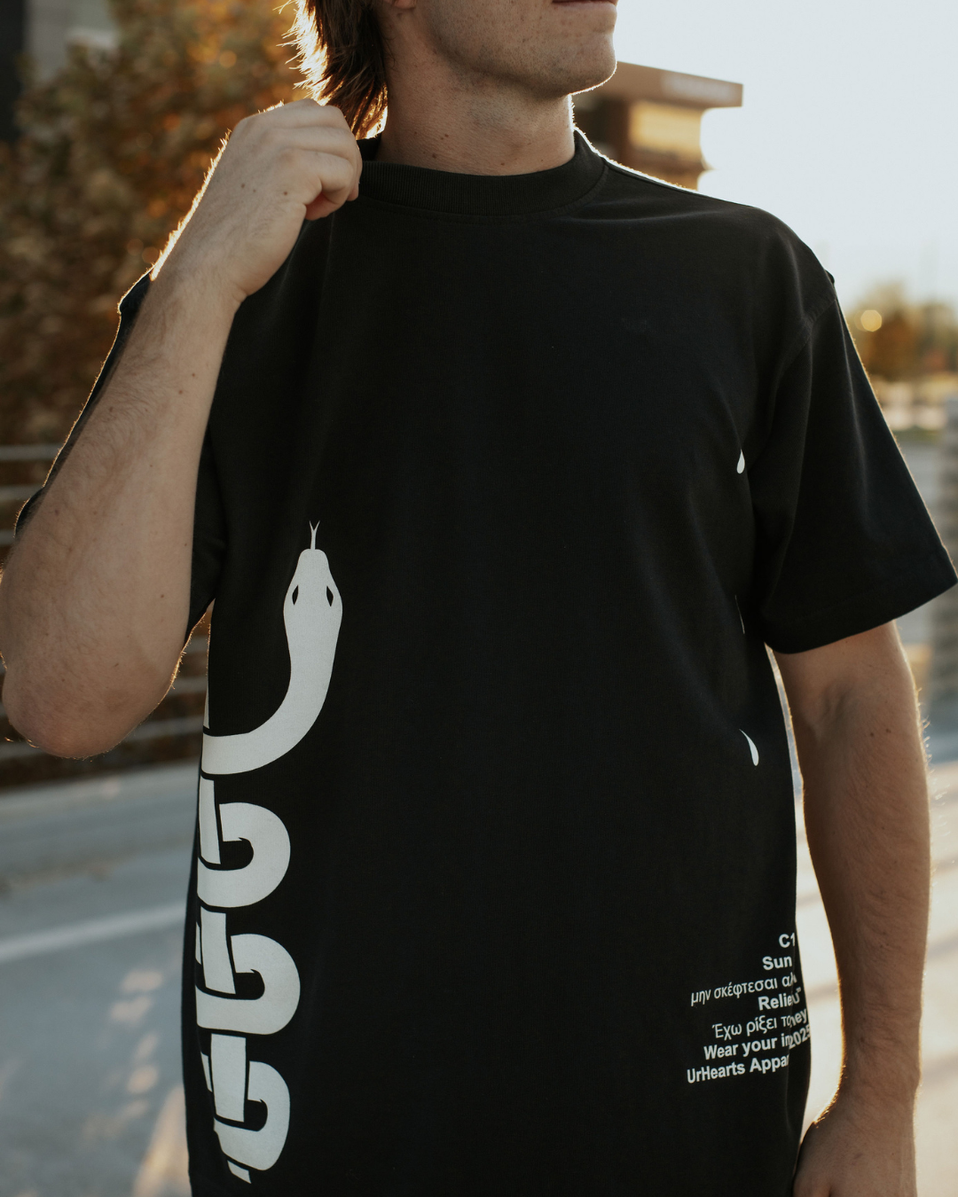 The Healing Serpent-Heavyweight Cotton Tee