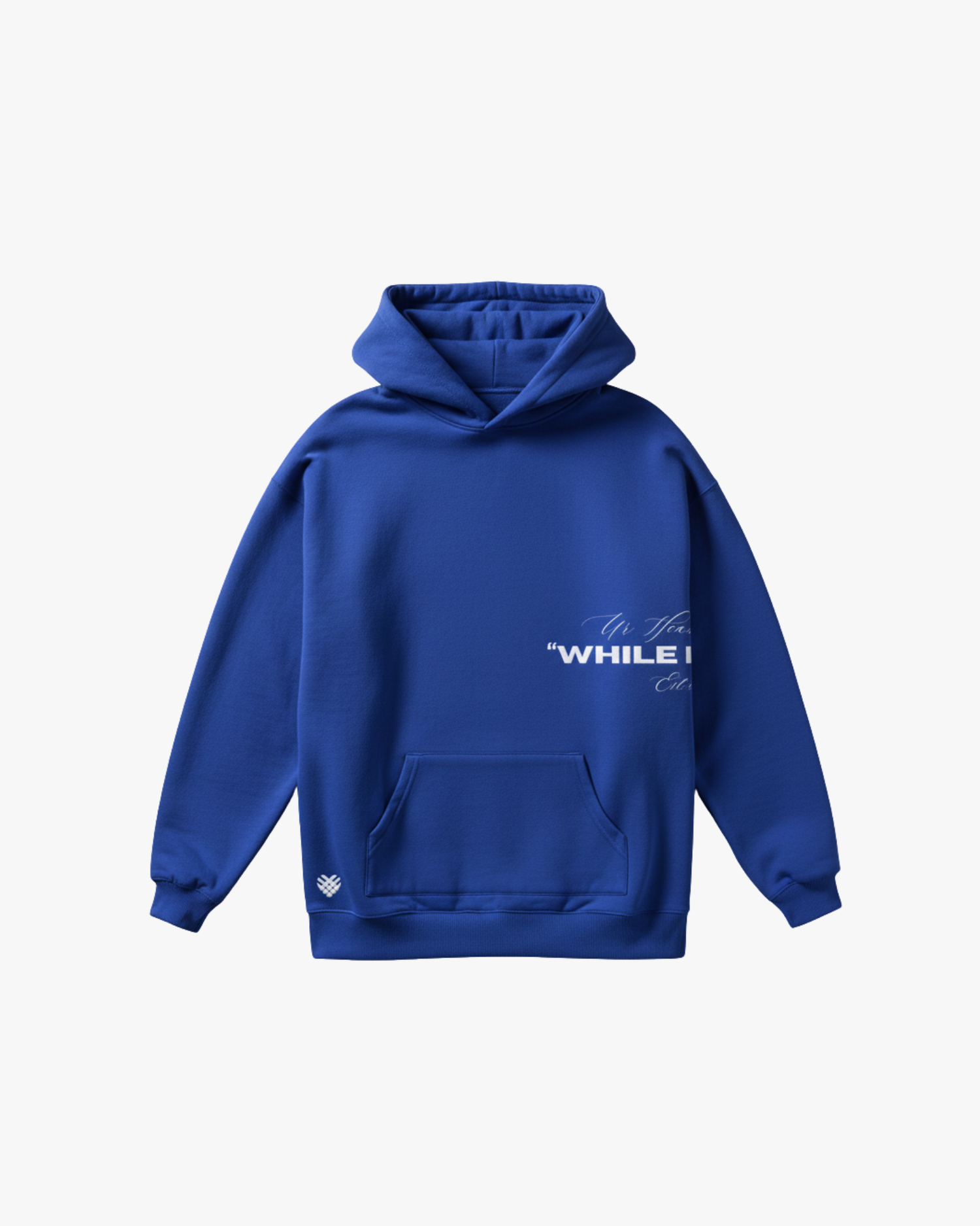 The "While I'm Here" Heavyweight pullover hoodie (Limited Quantity)
